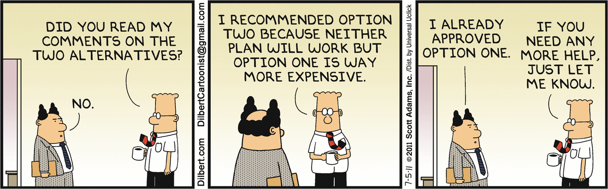 Dilbert Cartoon